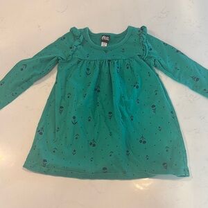 Tea Collection Green Long Sleeve Dress